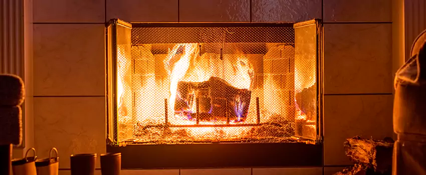Mendota Hearth Landscape Fireplace Installation in Whitewater, Wisconsin