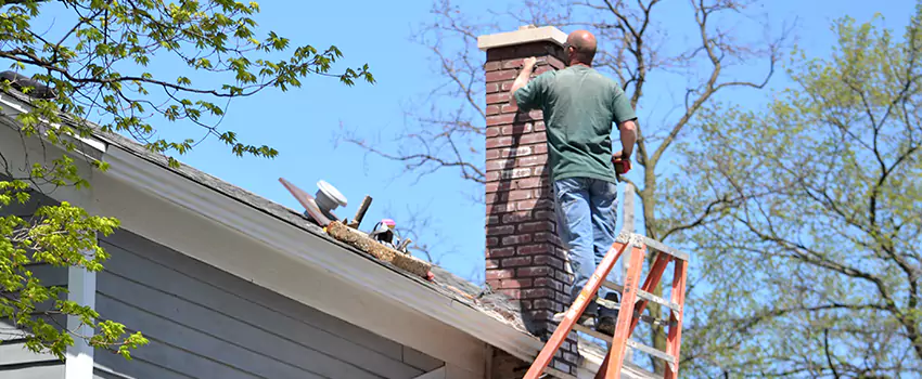 Vinyl and PVC Chimney Flashing Installation in Whitewater, WI