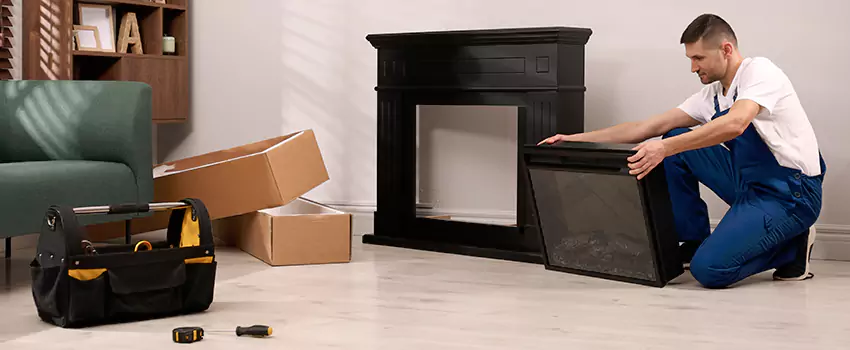 Old Rusted Metal Fireplace Repair And Replacement in Whitewater, WI