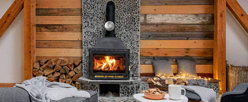 Thelin Hearth Products Direct Vent Gas Stove Fireplace Inspection in Whitewater, Wisconsin